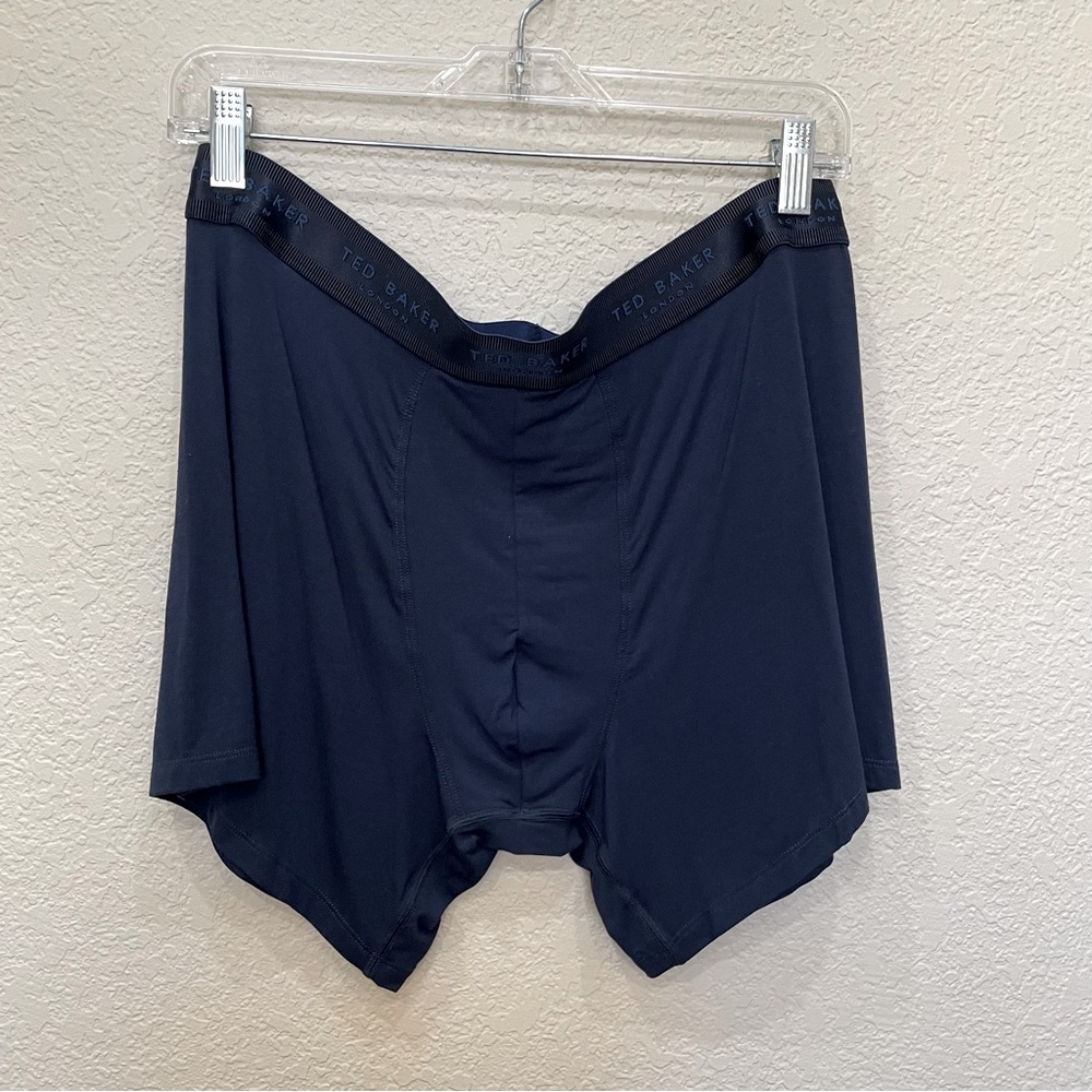 NEW Ted Baker Men's Navy Blue Super Soft Modal Boxer Briefs